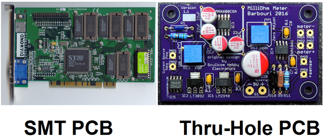 SMT PCB and Thru-hole PCB